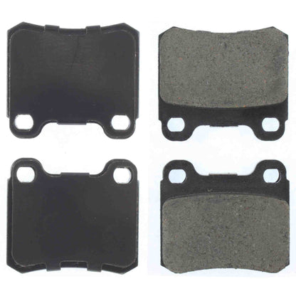 Centric Parts Disc Brake Pad Set Posi Quiet Ceramic with Shims for Mercedes‑Benz 190D/190E/260E/300CE/300D/300E/C220/C280/E300 1987‑1996 105.03350