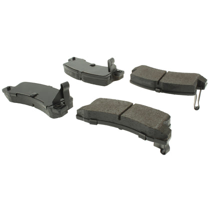 Centric Parts Disc Brake Pad Set Posi Quiet Ceramic with Shims for 1987-1992 Chevrolet Nova Geo Prizm Toyota Corolla 105.03520