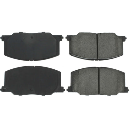Centric Parts Disc Brake Pad Set Posi Quiet Ceramic with Shimmed for 1990-1991 Lexus ES250 1987-1991 Toyota Camry 1988-1993 Celica 105.03560