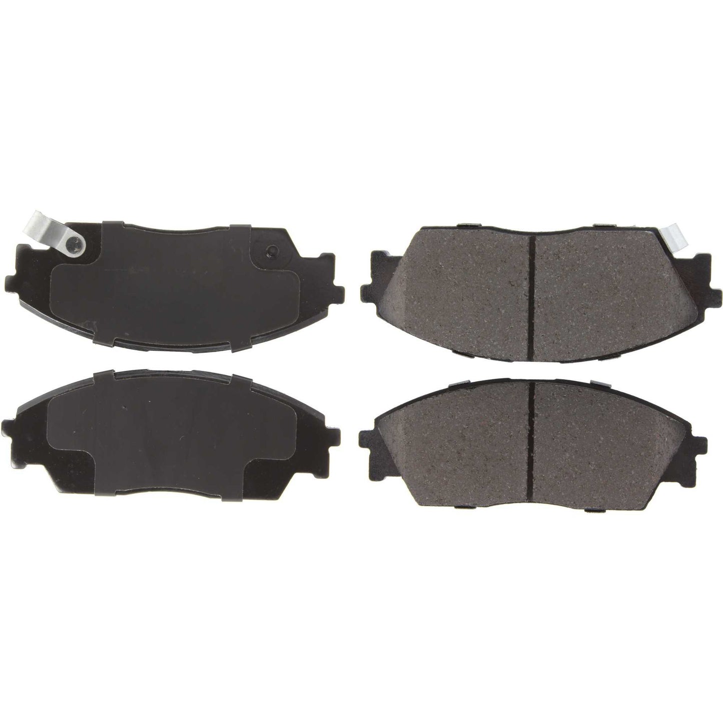 Centric Parts Disc Brake Pad Set Posi Quiet Ceramic with Shims and Hardware for 1991-1988 Honda Civic, CRX 1991-1990, Prelude 1990-1988 105.03730