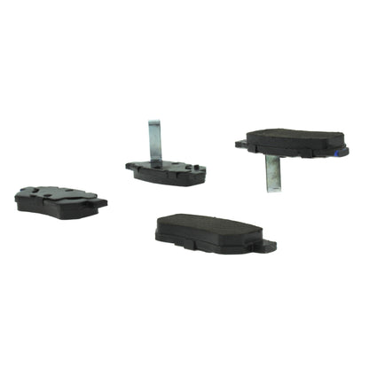 Centric Parts Disc Brake Pad Set Posi Quiet Ceramic with Shims and Hardware for 1986-1989 Acura Integra, 1989 Honda Accord, 1987-1985 Prelude 105.03741