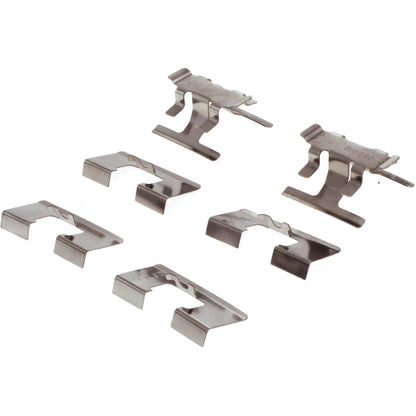 Centric Parts Disc Brake Pad Set Posi Quiet Ceramic with Shims and Hardware for 1986-1989 Acura Integra, 1989 Honda Accord, 1987-1985 Prelude 105.03741