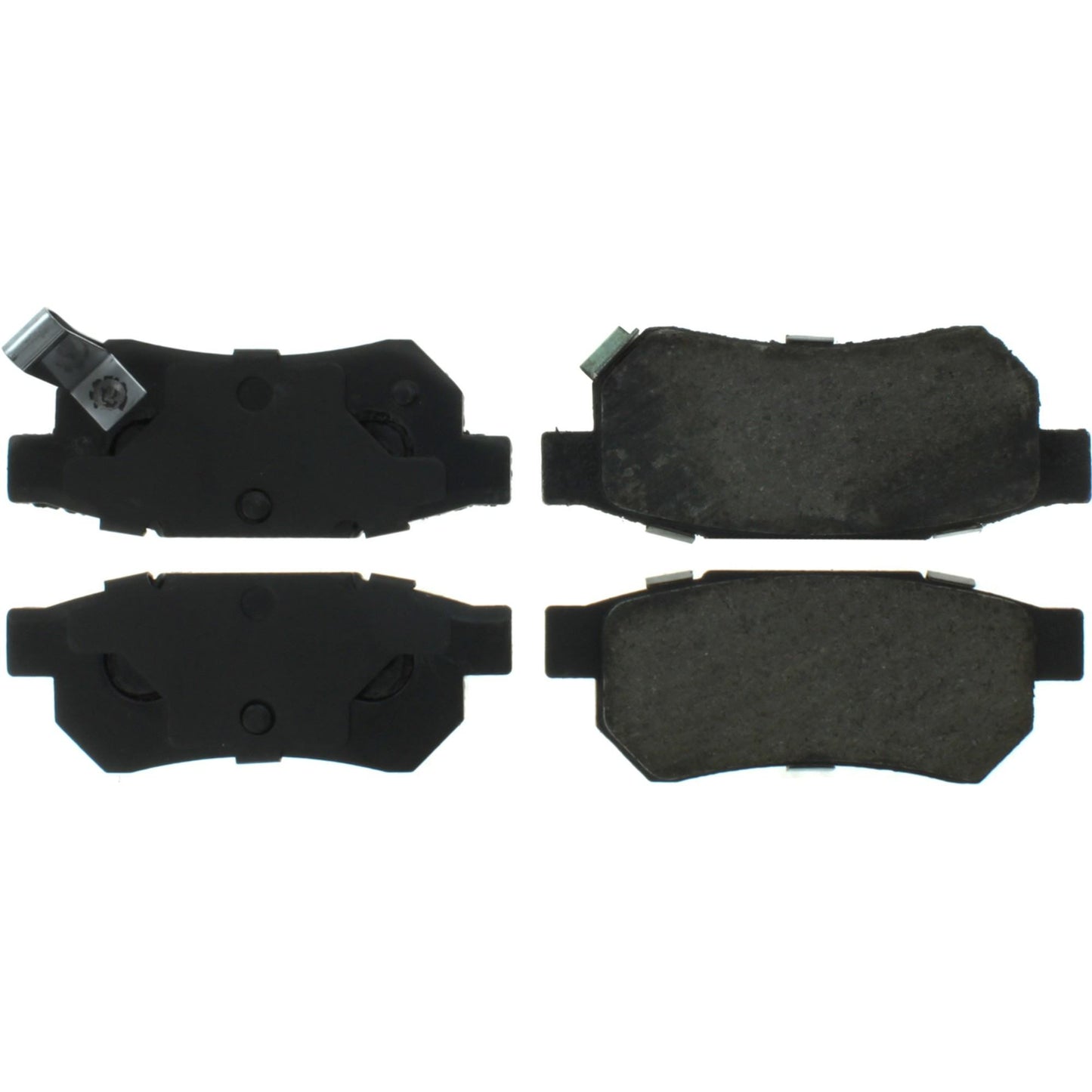 Centric Parts Disc Brake Pad Set Posi Quiet Ceramic with Shims and Hardware for 1986-1989 Acura Integra, 1989 Honda Accord, 1987-1985 Prelude 105.03741