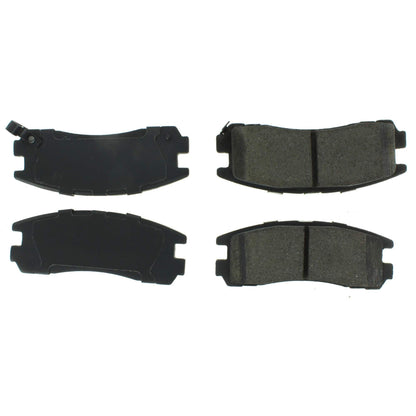 Centric Parts Disc Brake Pad Set Posi Quiet Ceramic with Shims for 1992-2012 Chrysler Sebring, Dodge Avenger