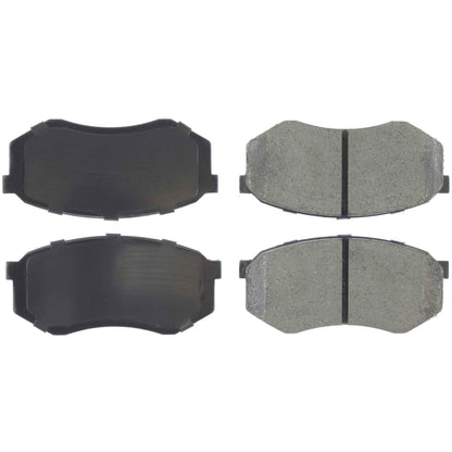Centric Parts Disc Brake Pad Set Posi Quiet Ceramic with Shims for 1984-1995 Chrysler Conquest and Related Models 105.03890