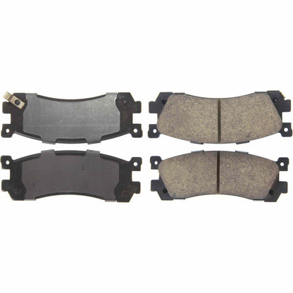 Centric Parts Disc Brake Pad Set Posi Quiet Ceramic with Shims for 1988-1991 Mazda 929 105.03900