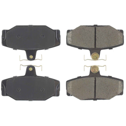 Centric Parts Disc Brake Pad Set Posi Quiet Ceramic with Shims for 1990-1997 Volvo 740/760/780/850/960/S70/S90/V70/V90 105.03910