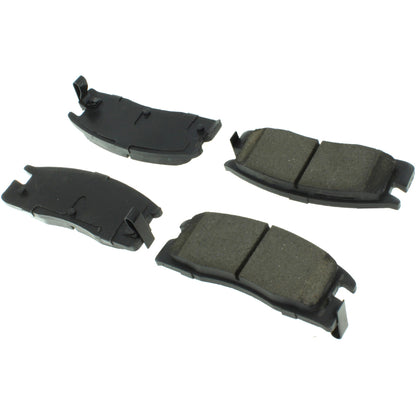 Centric Parts Disc Brake Pad Set Posi Quiet Ceramic with Shims and Hardware for Isuzu Amigo 1993-1989 Pickup 1995-1989 Trooper 1991-1987 105.03980
