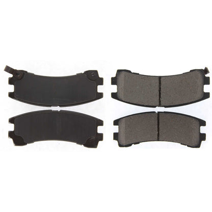 Centric Parts Posi Quiet Ceramic Brake Pads with Shims and Hardware for 1988-1995 Nissan Pathfinder 105.04010