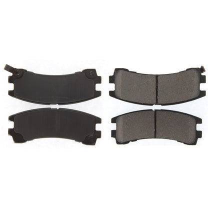 Centric Parts Posi Quiet Ceramic Brake Pads with Shims and Hardware for 1988-1995 Nissan Pathfinder 105.04010