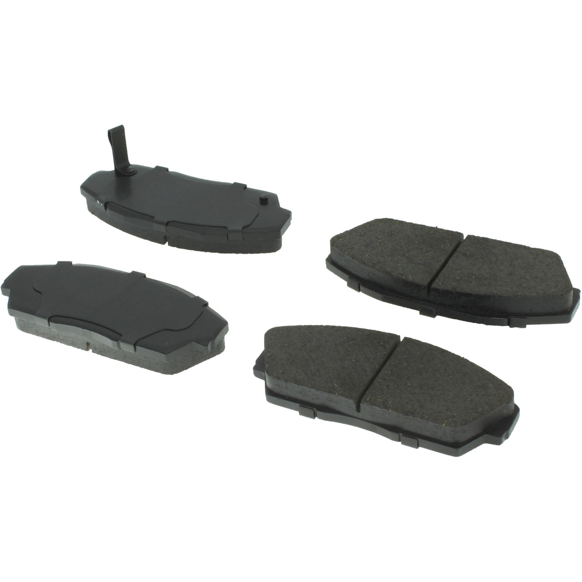 Centric Parts Disc Brake Pad Set Posi Quiet Ceramic with Shims for 1986-1993 Acura Integra, Legend, Honda Accord, Civic, Prelude 105.04090