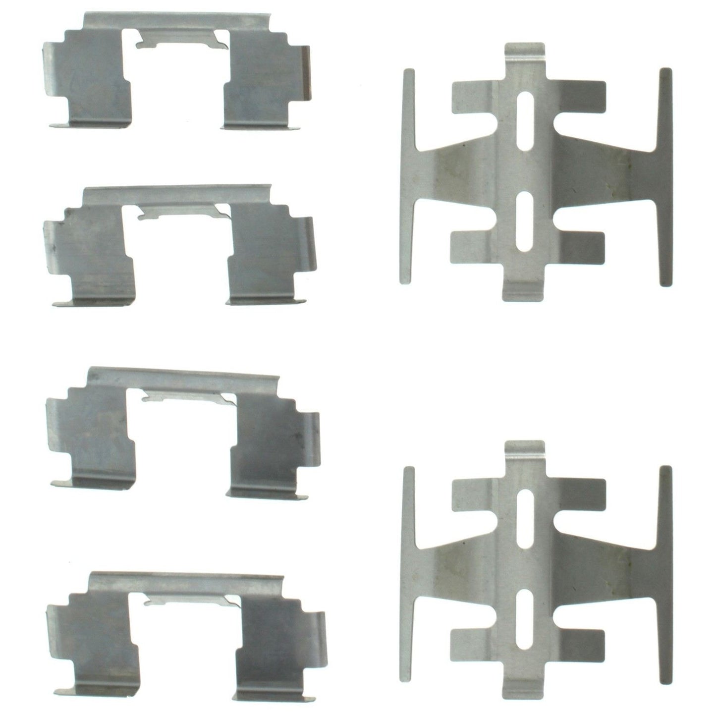 Centric Parts Disc Brake Pad Set Posi Quiet Ceramic with Shims for 1986-1993 Acura Integra, Legend, Honda Accord, Civic, Prelude 105.04090