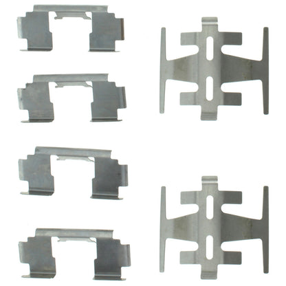 Centric Parts Disc Brake Pad Set Posi Quiet Ceramic with Shims for 1986-1993 Acura Integra, Legend, Honda Accord, Civic, Prelude 105.04090