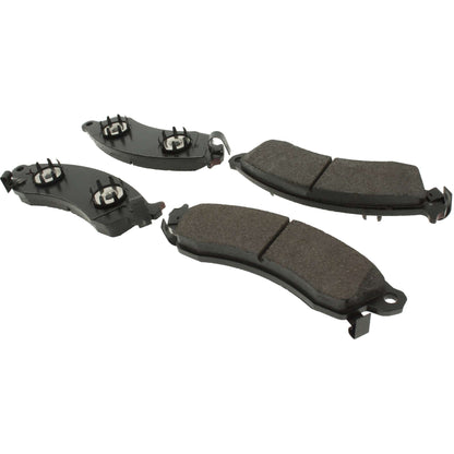 Centric Parts Disc Brake Pad Set Posi Quiet Ceramic with Shims and Hardware for 1992-1985 Chevrolet Camaro, 1996-1988 Corvette, 2001-2004 Ford Mustang, 1992-1988 Pontiac Firebird 105.04120
