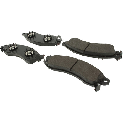 Centric Parts Disc Brake Pad Set Posi Quiet Ceramic with Shims and Hardware for 1992-1985 Chevrolet Camaro, 1996-1988 Corvette, 2001-2004 Ford Mustang, 1992-1988 Pontiac Firebird 105.04120