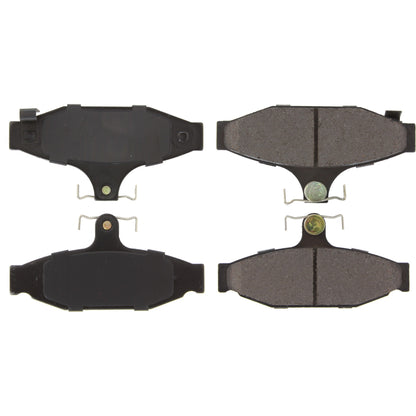 Centric Parts Disc Brake Pad Set Posi Quiet Ceramic with Shims and Hardware for 1997-1985 Chevrolet Camaro 1996-1988 Corvette 1997-1988 105.04130