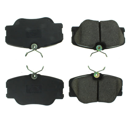 Centric Parts Disc Brake Pad Set Posi Quiet Ceramic with Shimmed for Mercedes-Benz 190E 1986, 260E 1989-1987, 300CE 1989-1988, 300D 1987, 300D 1993-1990, 300E 1993-1986, 300TD 1987, 300TE 1992-1988, E300 1995 105.04230
