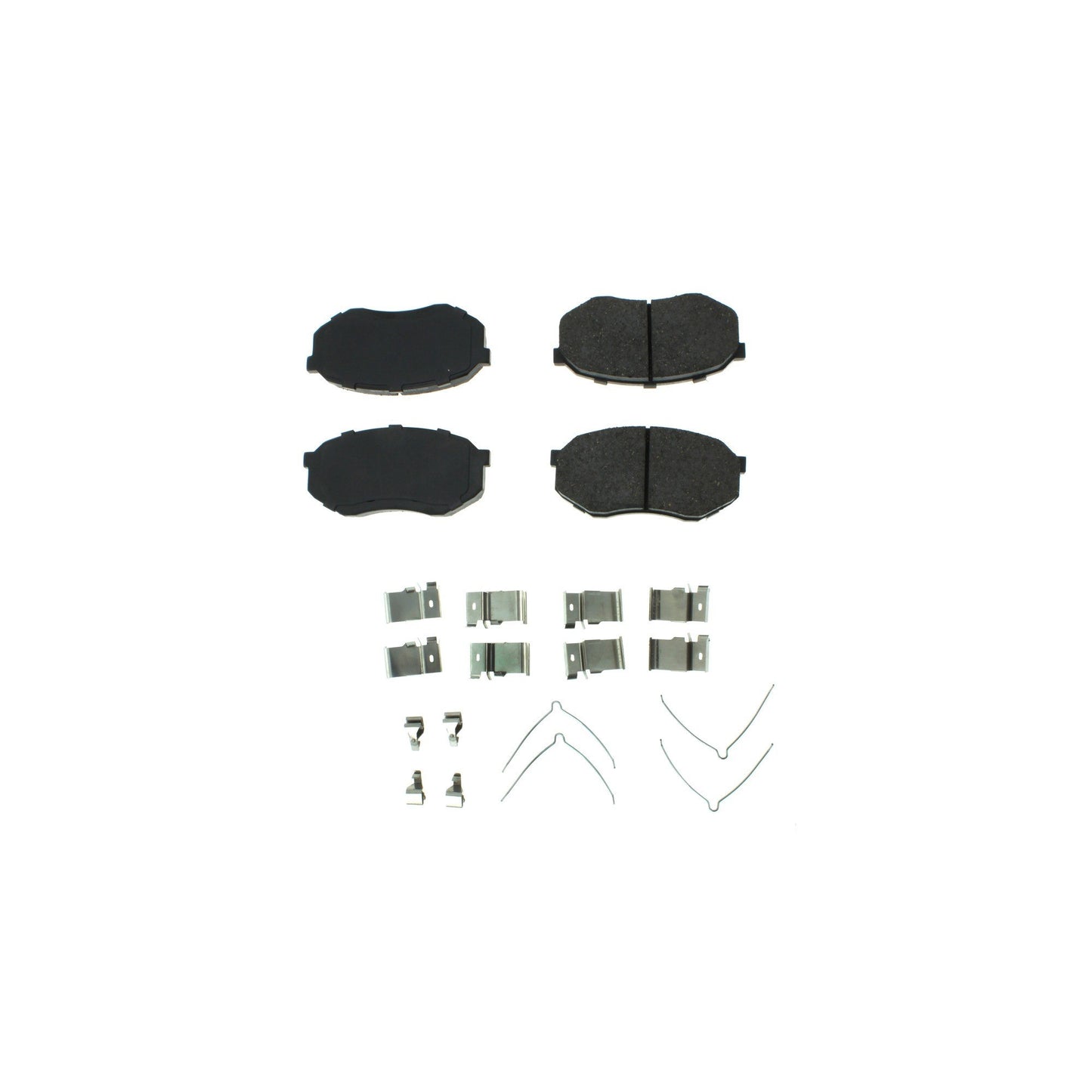 Centric Parts Disc Brake Pad Set Posi Quiet Ceramic with Shims for 1995-1989 Mitsubishi Fuso FE 2004-1995 Toyota Tacoma 105.04330