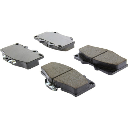 Centric Parts Disc Brake Pad Set Posi Quiet Ceramic with Shims for 2002-1996 Toyota 4Runner, 2009-2004 Hilux, 2004-1995 Tacoma 105.04360