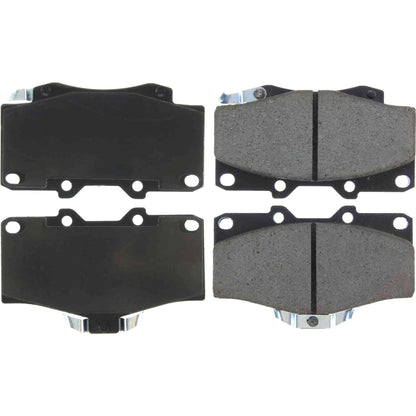 Centric Parts Disc Brake Pad Set Posi Quiet Ceramic with Shims for 2002-1996 Toyota 4Runner, 2009-2004 Hilux, 2004-1995 Tacoma 105.04360