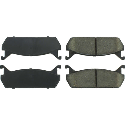 Centric Parts Disc Brake Pad Set Posi Quiet Ceramic with Shims for 1991-1996 Ford Escort, 1990-1993 Mazda Miata, 1990-1994 Protege, 1990-1996 Mercury Tracer 105.04580