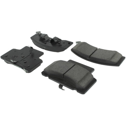 Centric Parts Disc Brake Pad Set Posi Quiet Ceramic with Shims and Hardware for 1990-2002 Chevrolet C3500, Dodge Ram 2500/3500 105.04590