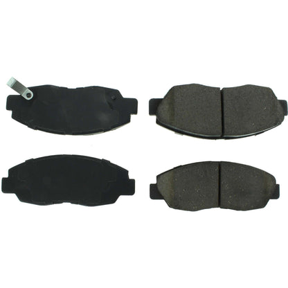 Centric Parts Disc Brake Pad Set Posi Quiet Ceramic with Shims and Hardware for 1997-1999 Acura CL 1997-2000 Honda Accord 105.04650