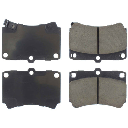 Centric Parts Disc Brake Pad Set Posi Quiet Ceramic with Shims for 1994-1997 Ford Aspire, 1991-1996 Escort, 2001-2002 Kia Rio, 1990-1995 Mazda 323, 1990-1998 Protege, 1991-1996 Mercury Tracer 105.04660