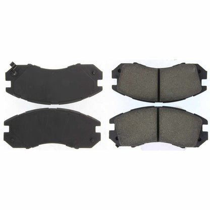 Centric Parts Disc Brake Pad Set Posi Quiet Ceramic with Shims and Hardware for 1990-1996 Subaru Impreza Legacy 105.04700