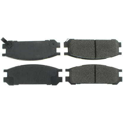Centric Parts Disc Brake Pad Set Posi Quiet Ceramic with Shims for 1991-1994 Subaru Legacy 105.04711