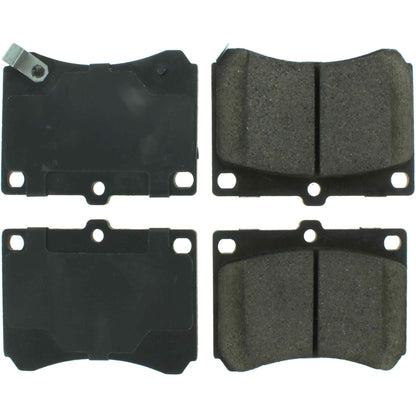 Centric Parts Disc Brake Pad Set Posi Quiet Ceramic with Shimmed for 1991-2003 Ford Escort, 1992-1996 Mazda MX‑3, 1990-1998 Protege, 1991-1999 Mercury Tracer 105.04730