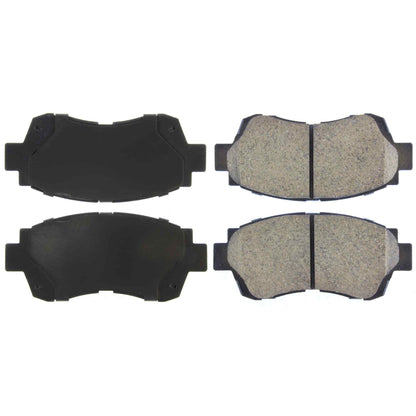 Centric Parts Disc Brake Pad Set Posi Quiet Ceramic with Shims for 1992-1999 Lexus ES300 LS400 SC300 Toyota Avalon Camry Celica 105.04761