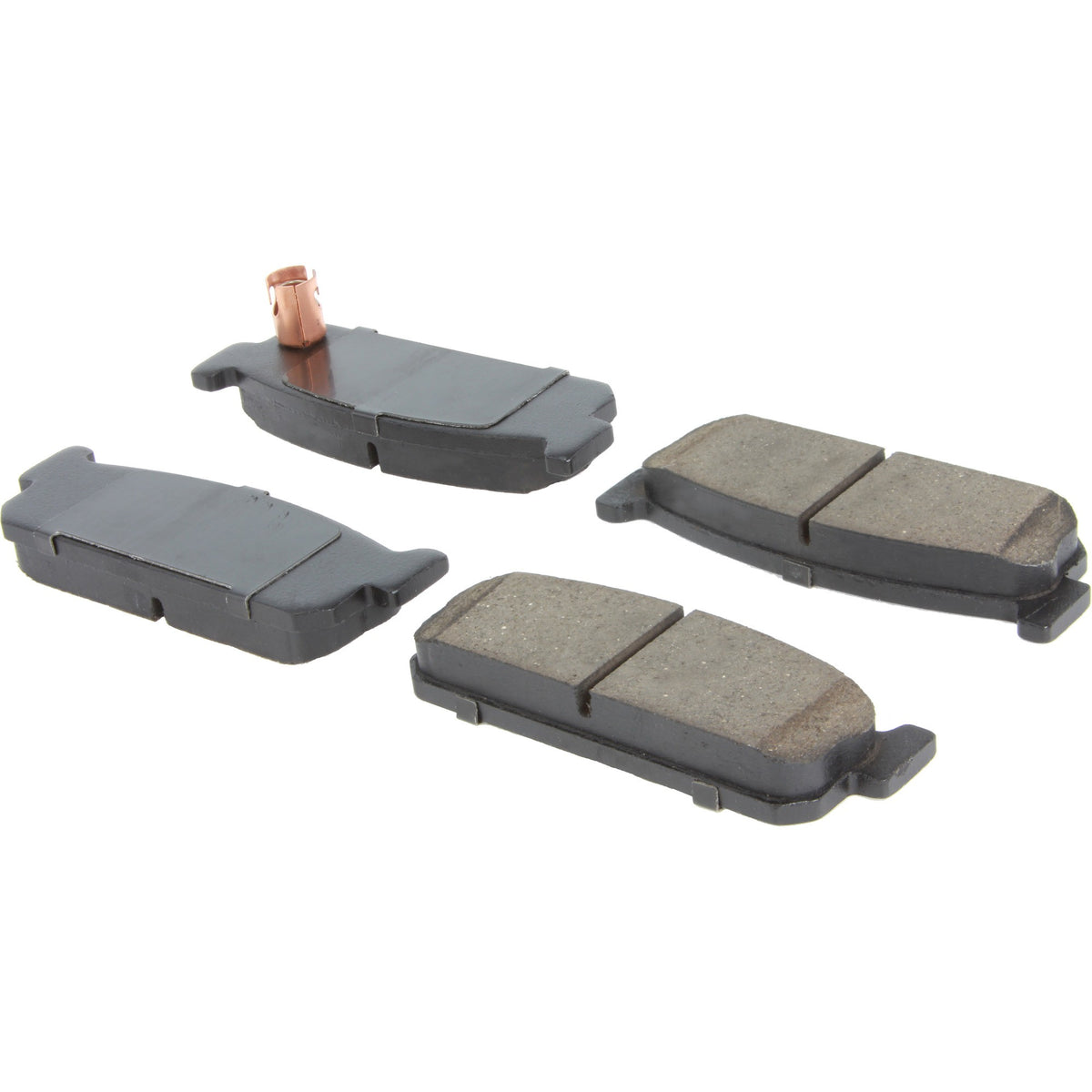 Centric Parts Disc Brake Pad Set Posi Quiet Ceramic with Shims for 1990-1994 Infiniti Q45 105.04810
