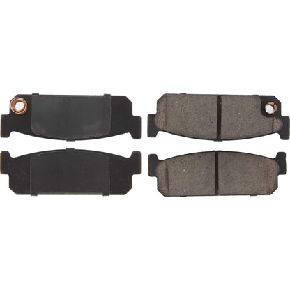 Centric Parts Disc Brake Pad Set Posi Quiet Ceramic with Shims for 1990-1994 Infiniti Q45 105.04810