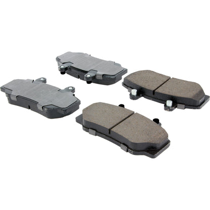 Centric Parts Disc Brake Pad Set Posi Quiet Ceramic with Shims for Volvo 740 1991-1985, 745 1985, 760 1990-1983, 780 1991-1987 105.04920