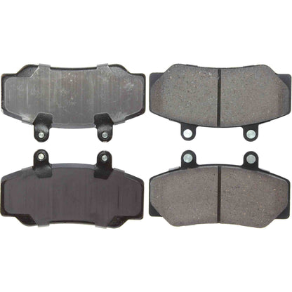 Centric Parts Disc Brake Pad Set Posi Quiet Ceramic with Shims for Volvo 740 1991-1985, 745 1985, 760 1990-1983, 780 1991-1987 105.04920