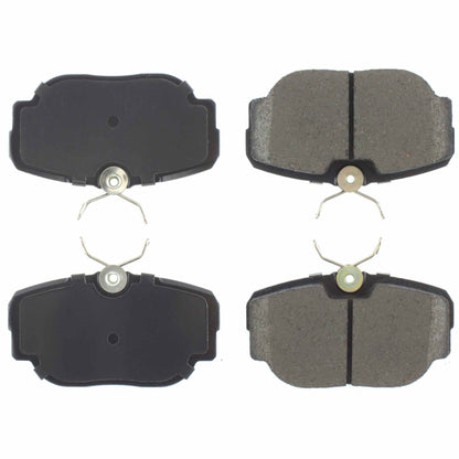 Centric Parts Disc Brake Pad Set Posi Quiet Ceramic with Shims for 1984-1995 BMW 318i
