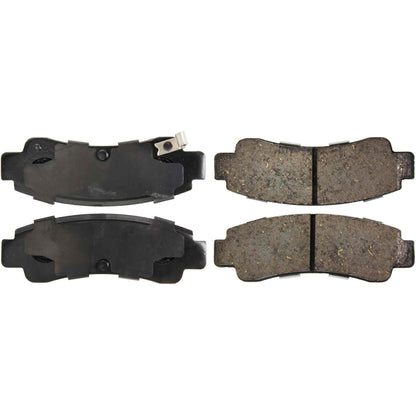 Centric Parts Disc Brake Pad Set Posi Quiet Ceramic with Shims and Hardware for 1991-1996 Nissan NX Sentra Tsuru 105.05110