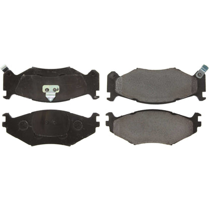 Centric Parts Disc Brake Pad Set Posi Quiet Ceramic with Shims for 1991-1995 Chrysler Daytona