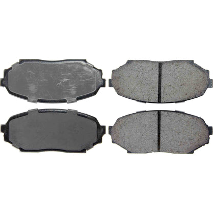 Centric Parts Disc Brake Pad Set Posi Quiet Ceramic with Shims and Hardware for 1993-1990 Geo Storm Asuna Sunfire Isuzu Impulse Stylus Mazda Miata 105.05250