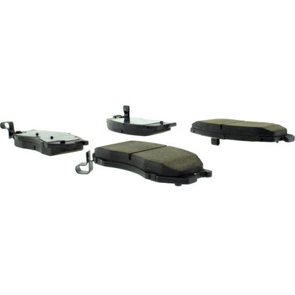 Centric Parts Disc Brake Pad Set Posi Quiet Ceramic with Shimmed for 1992-1989 Lotus Esprit 1997-1991 Toyota Previa 105.05270