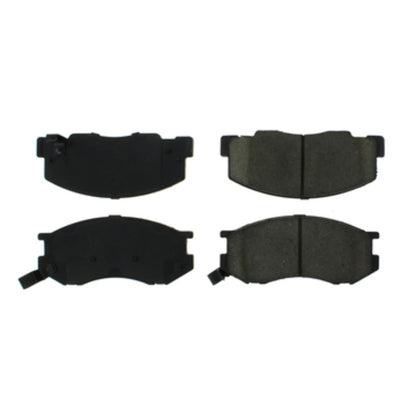 Centric Parts Disc Brake Pad Set Posi Quiet Ceramic with Shimmed for 1992-1989 Lotus Esprit 1997-1991 Toyota Previa 105.05270