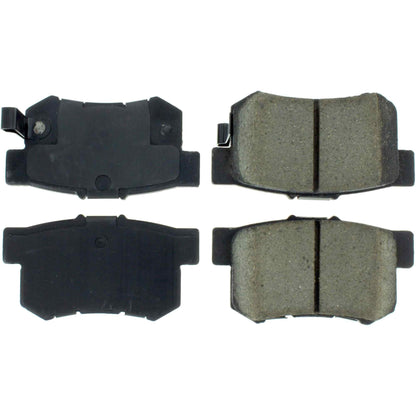 Centric Parts Disc Brake Pad Set Posi Quiet Ceramic with Shims for 2001-2012 Acura and Honda 105.05360