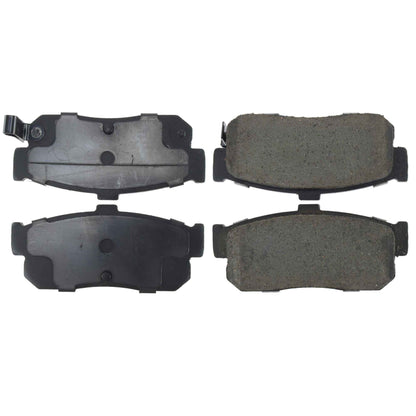 Centric Parts Disc Brake Pad Set Posi Quiet Ceramic with Shims for 1991-2006 Infiniti G20 Nissan Altima Sentra 105.05400
