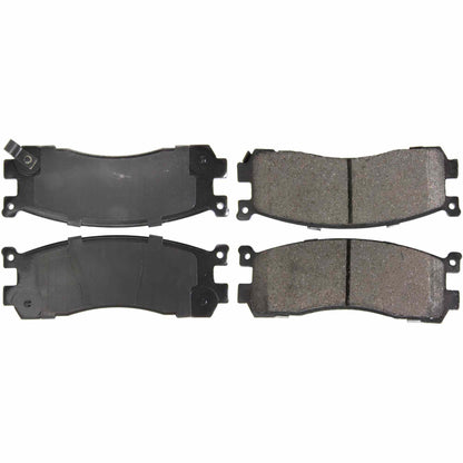 Centric Parts Disc Brake Pad Set Posi Quiet Ceramic with Shims and Hardware for 1995-2002 Mazda Millenia 105.05531