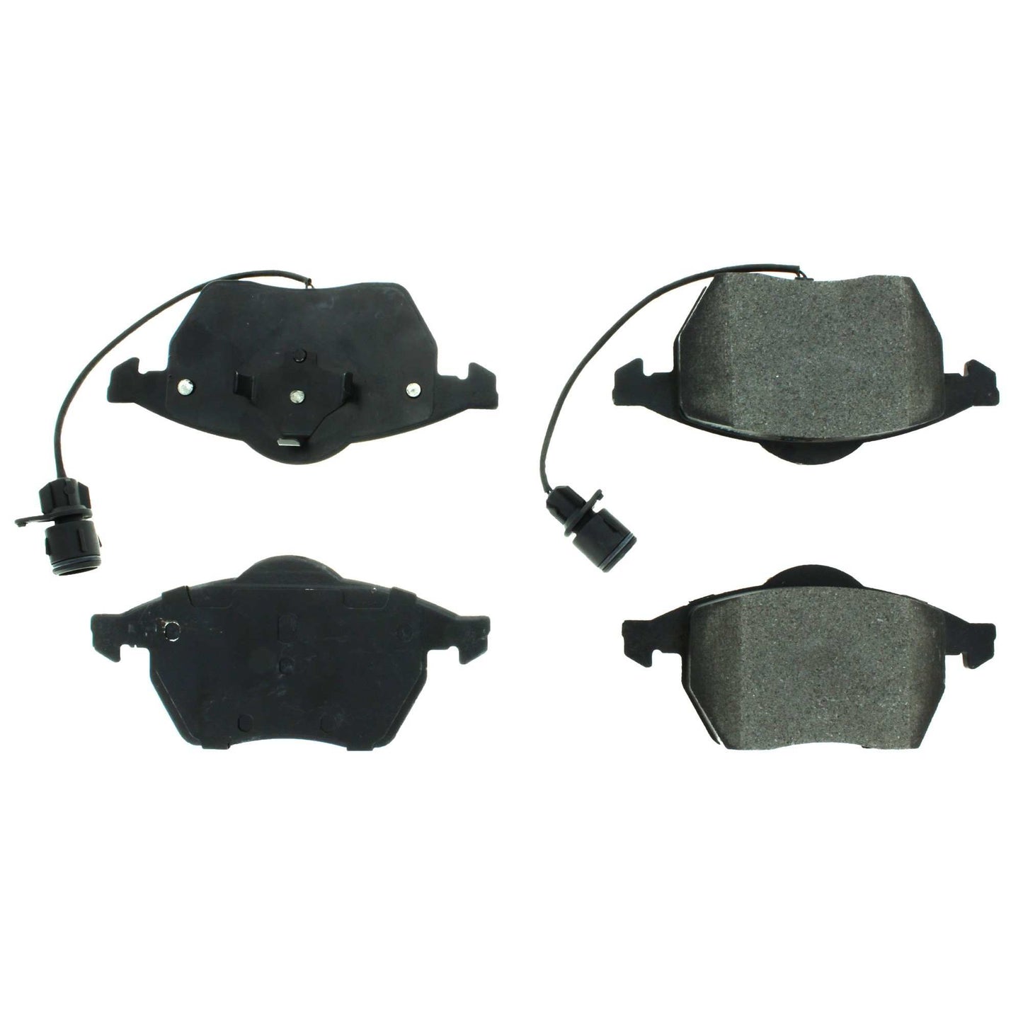 Centric Parts Disc Brake Pad Set Posi Quiet Ceramic with Shims and Hardware for 1992-1994 Audi 100/100 Quattro, 1995-1997 Audi A6/A6 Quattro 105.05550