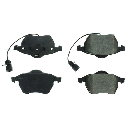 Centric Parts Disc Brake Pad Set Posi Quiet Ceramic with Shims and Hardware for 1992-1994 Audi 100/100 Quattro, 1995-1997 Audi A6/A6 Quattro 105.05550