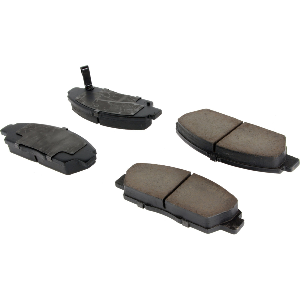 Centric Parts Disc Brake Pad Set Posi Quiet Ceramic with Shims and Hardware for 1992-1996 Honda Prelude 105.05680