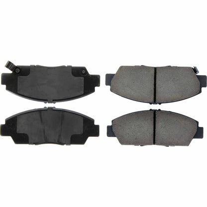 Centric Parts Disc Brake Pad Set Posi Quiet Ceramic with Shims and Hardware for 1992-1996 Honda Prelude 105.05680