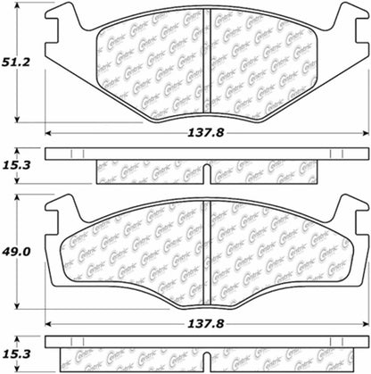Centric Parts Disc Brake Pad Set 105.05690